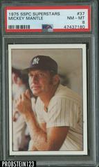 Mickey Mantle #37 Baseball Cards 1975 SSPC Superstars Prices