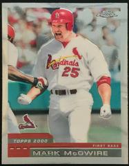 Mark McGwire #1 Baseball Cards 2000 Topps Chrome Prices