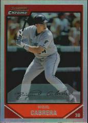Miguel Cabrera [Refractor] #45 Baseball Cards 2007 Bowman Chrome Prices