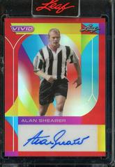 Alan Shearer [Red] Soccer Cards 2022 Leaf Vivid Autographs Prices