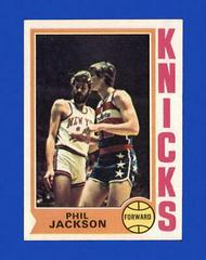 Phil Jackson #132 Basketball Cards 1974 Topps Prices