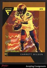 Garrett Wilson [Orange] #FX-9 Football Cards 2022 Panini Chronicles Flux Rookies Prices