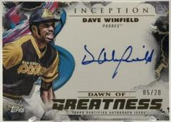 Dave Winfield #IDG-DW Baseball Cards 2023 Topps Inception Dawn of Greatness Autographs Prices