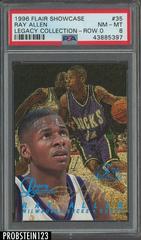 Ray Allen [Legacy Collection Row 0] #35 Basketball Cards 1996 Flair Showcase Legacy Collection Prices