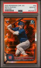 Seiya Suzuki [X Orange] #69 Baseball Cards 2022 Bowman Chrome Prices