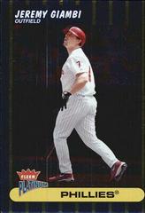 Jeremy Giambi #178 Baseball Cards 2003 Fleer Platinum Prices
