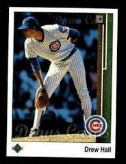 Drew Hall #324 Baseball Cards 1989 Upper Deck Prices