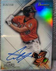 Coby Mayo [Refractor] #BSPA-CMA Baseball Cards 2021 Bowman Sterling Prospect Autographs Prices