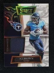 A. J. Brown [White] #SS-AJB Football Cards 2021 Panini Select Swatches Prices