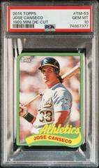 Jose Canseco #TM-53 Baseball Cards 2014 Topps 1989 Mini Die Cut Prices