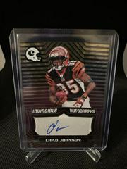 Chad Johnson [Purple] #INV-CJO Football Cards 2021 Panini Chronicles Invincible Autographs Prices
