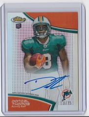 Daniel Thomas [Autograph Red Refractor] #45 Football Cards 2011 Topps Finest Prices