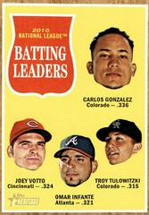NL Batting Leaders #52 Baseball Cards 2011 Topps Heritage Prices