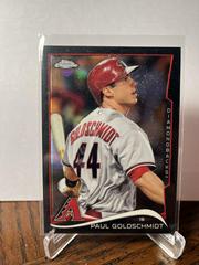 Paul Goldschmidt [Batting Black Refractor] #125 Baseball Cards 2014 Topps Chrome Prices