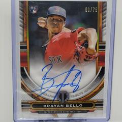 Brayan Bello [Gold] #TA-BBE Baseball Cards 2023 Topps Tribute Autographs Prices