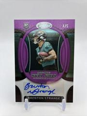Brenton Strange [Green] #RS-13 Football Cards 2023 Panini Certified Rookie Signatures Prices