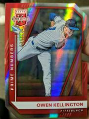 Owen Kellington [Red] Baseball Cards 2021 Panini Elite Extra Edition Prices