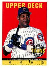 Sammy Sosa #26 Baseball Cards 1998 Upper Deck Tape Measure Titans Prices