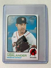 Justin Verlander [Mini] Baseball Cards 2022 Topps Heritage Prices