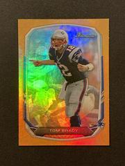 Tom Brady [Rainbow Foil Orange] Football Cards 2013 Bowman Prices