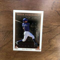 Matt Williams #SD9 Baseball Cards 1998 SP Authentic Sheer Dominance Prices