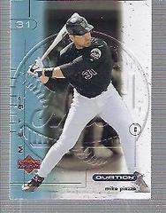 Mike Piazza #49 Baseball Cards 2002 Upper Deck Ovation Prices