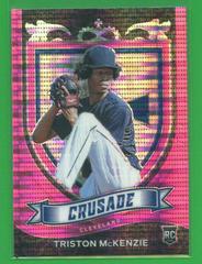 Triston McKenzie [Pink] #2 Baseball Cards 2021 Panini Chronicles Crusade Prices