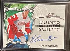 Elmer Soderblom #SSR-ES Hockey Cards 2022 SPx Rookie Superscripts Autographs Prices