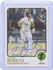 Gavin Sheets #ROA-GS Baseball Cards 2022 Topps Heritage Real One Autographs Prices
