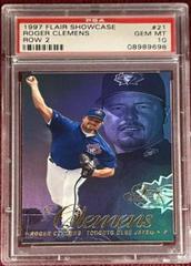 Roger Clemens [Row 2] #21 Baseball Cards 1997 Flair Showcase Prices
