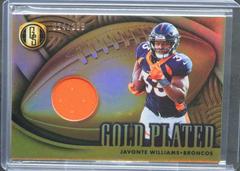 Javonte Williams Football Cards 2022 Panini Gold Standard Plated Prices