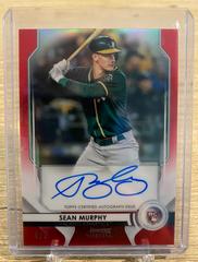 Sean Murphy [Red Refractor] #SM Baseball Cards 2020 Bowman Sterling Rookie Autographs Prices