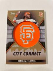 Brandon Crawford [Gold] #CC-BC Baseball Cards 2023 Topps City Connect Commemorative Patch Prices