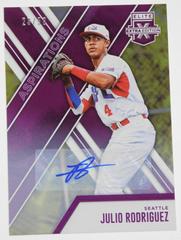 Julio Rodriguez [Autograph Aspirations Purple] Baseball Cards 2017 Panini Elite Extra Edition Prices