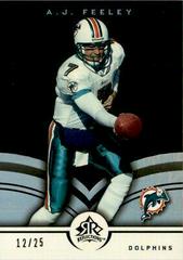 A.J. Feeley [Black] #49 Football Cards 2005 Upper Deck Reflections Prices