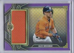 Alex Bregman [Amethyst] #SJR1-AB2 Baseball Cards 2022 Topps Triple Threads Single Jumbo Relics Prices