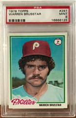 Warren Brusstar #297 Baseball Cards 1978 Topps Prices
