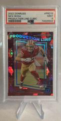 Nick Bosa [Cubic] #PRD-19 Football Cards 2022 Panini Donruss Production Line Prices