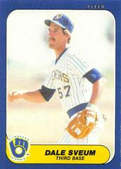 Dale Sveum Baseball Cards 1986 Fleer Update Prices