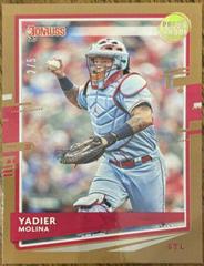Yadier Molina [Press Proof] #69 Baseball Cards 2020 Panini Donruss Prices