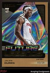 Jalen Duren [Gold] #14 Basketball Cards 2022 Panini Recon Future Legends Prices