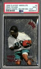 Fred Taylor [Silver Die Cut] #6 Football Cards 1998 Playoff Absolute Draft Picks Prices
