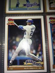 Ken Griffey Jr. #790 Baseball Cards 1991 Topps Tiffany Prices