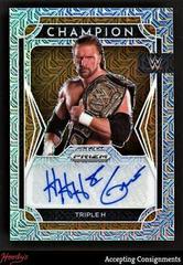 Triple H [Mojo Prizm] Wrestling Cards 2022 Panini Prizm WWE Champion Signatures Prices