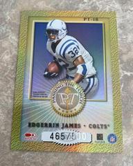 Gale Sayers, Edgerrin James #PT-18 Football Cards 2000 Panini Donruss Elite Passing the Torch Prices