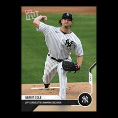 Gerrit Cole Baseball Cards 2020 Topps Now Prices