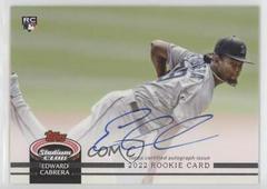Edward Cabrera Baseball Cards 2022 Stadium Club 1992 Rookie Design Variation Autographs Prices