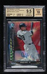 Aaron Judge [Autograph] Baseball Cards 2017 Bowman Scouts' Top 100 Prices