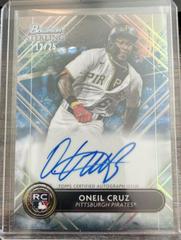 Oneil Cruz [Blue] Baseball Cards 2022 Bowman Sterling Rookie Autographs Prices