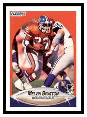 Melvin Bratton Football Cards 1990 Fleer Update Prices